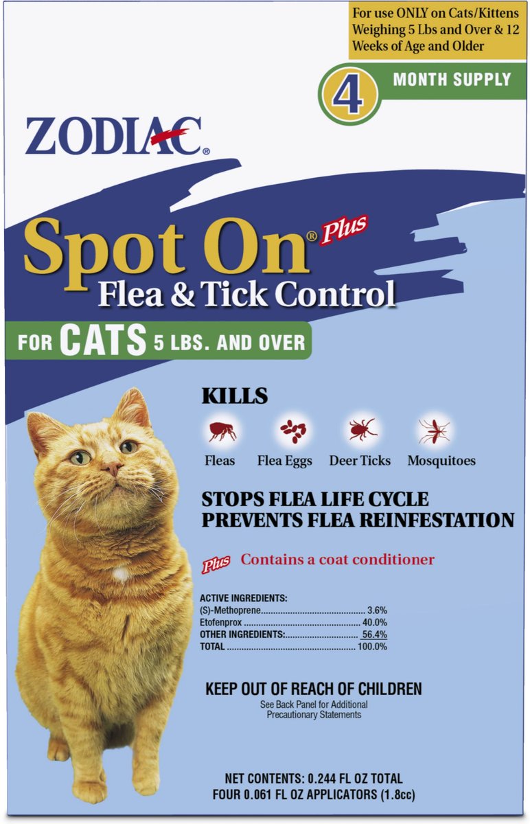 Catego flea and tick control hot sale for cats