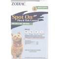 Zodiac Spot On Plus Flea & Tick Spot Treatment for Cats & Kittens, over 5-lbs, 4 Doses (4-Months Protection)