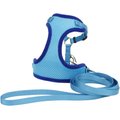Comfort Soft Mesh Cat Harness & Leash, Blue Lagoon, 11 to 14-in chest