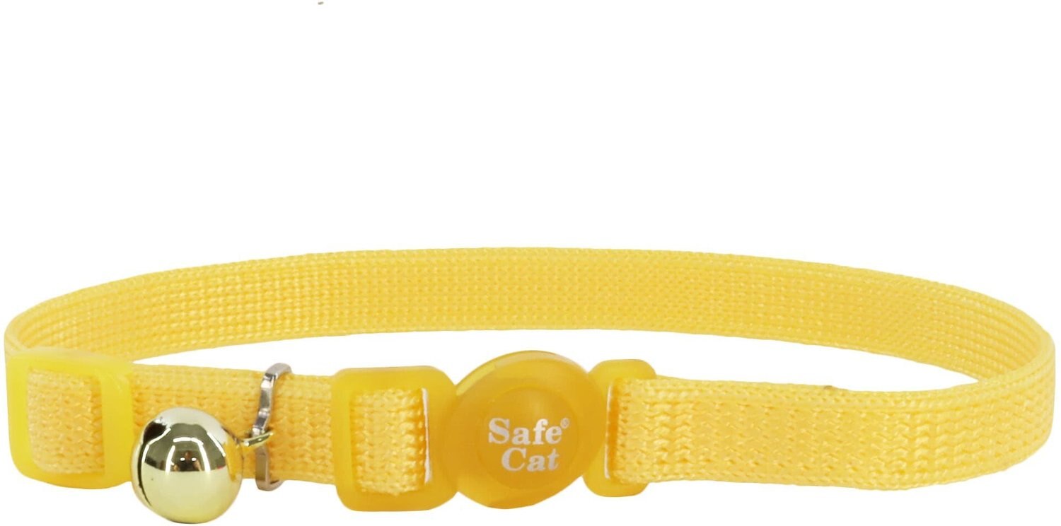 Safe Cat Snag-Proof Polyester Breakaway Cat Collar with Bell