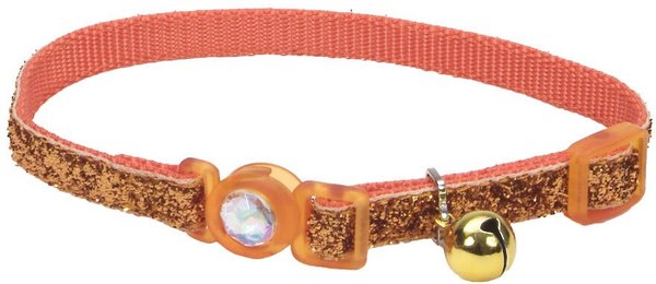 1/2 Wide Breakaway Cat Collar Gold and Red -   Designer cat collars,  Breakaway cat collars, Cat collars