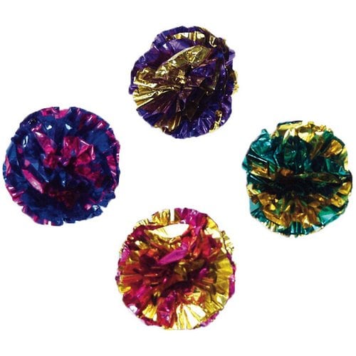 Turbo Krinkle Balls Cat Toy, 4 count Product background