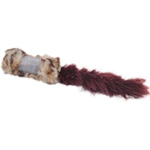 Turbo Catnip Belly Squirrel Tail Plush Cat Toy with Catnip