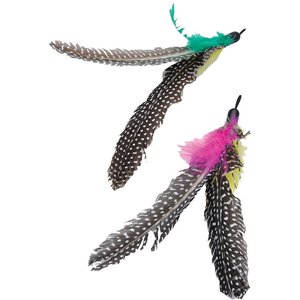 Turbo Flying Teaser Replacement Feather Cat Toy, 2 count