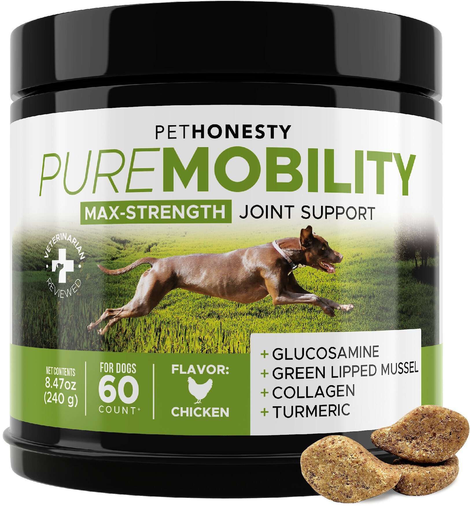 PETHONESTY Pure Mobility MaxStrength Chicken Flavored Soft Chews Joint