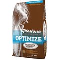 Milestone Optimize High-Fat Energy Hay Flavor Pellets Horse Supplement, 30-lb bag