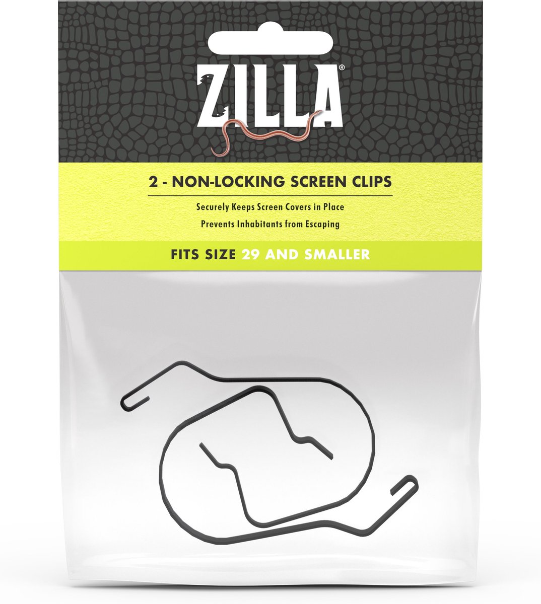 ZILLA NonLocking Screen Clips, Small