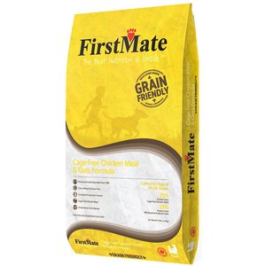 Firstmate Grain Friendly Cage Free Chicken Meal & Oats Formula Dog Food, 25-lb bag