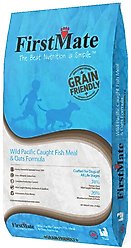 Firstmate Grain Friendly Wild Pacific Caught Fish Meal & Oats Formula Dog Food, 25-lb bag slide 1 of 4