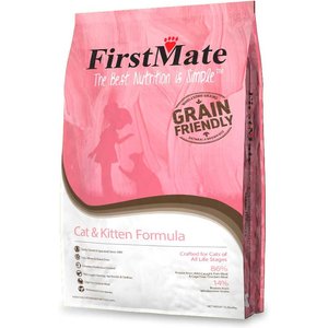 Firstmate Grain Friendly Cat & Kitten Formula Cat Food, 5-lb bag