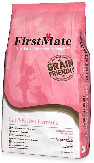 FirstMate Grain Friendly Cat & Kitten Formula Cat Food, 13.2-lb bag slide 1 of 1