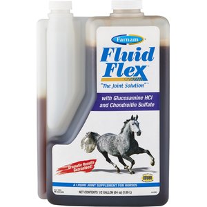 Farnam FluidFlex Joint Solution Liquid Horse Supplement, 64-oz bottle