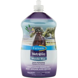 Farnam Wonder Blue Deep Cleaning Moisturizing Dog & Horse Shampoo, 32-oz bottle