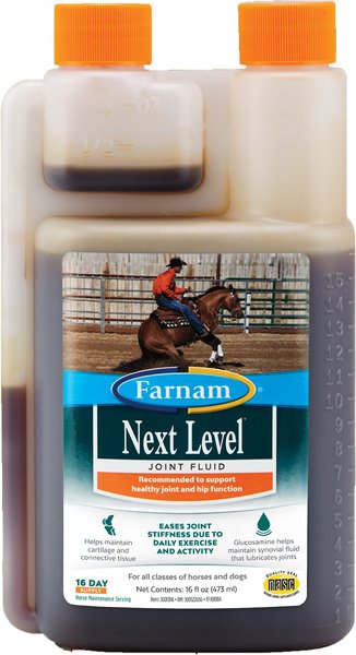 Farnam Next Level Joint Fluid Supplement, Supports Healthy Hip & Joint Function for Horses & Dogs, 16-oz slide 1 of 3