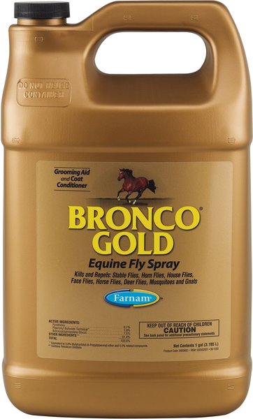 Farnam Bronco Gold Equine Fly Horse Spray, 1-gal bottle slide 1 of 10