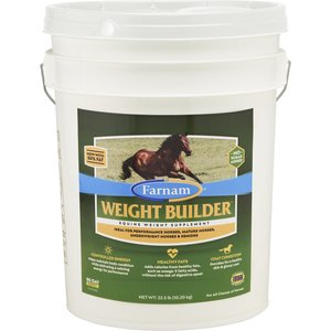 Farnam Weight Builder Powder Horse Supplement, 90 Day Supply