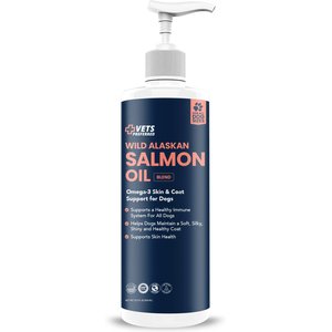 Vets Preferred Wild Alaskan Salmon Oil Dog Supplement, 15.5-oz bottle