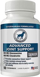 Vets Preferred Advanced Joint Support Senior Dog Supplement, 60 count