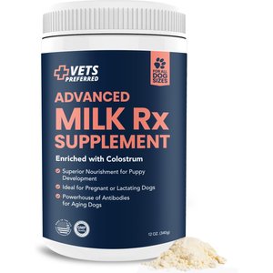 Vets Preferred Advanced Milk Rx Dog Supplement, 12-oz jar