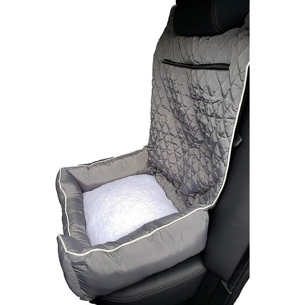 SEAT ARMOUR Petbed2Go Pet Bed & Car Seat Cover, Grey, Small