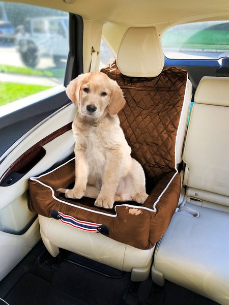 SEAT ARMOUR Petbed2Go Pet Bed & Car Seat Cover, Tan, Small - Chewy.com