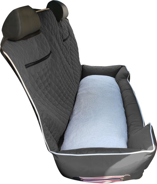 Seat Armour PetBed2Go Pet Bed Cushion & Car Seat Cover, Grey, Large slide 1 of 2
