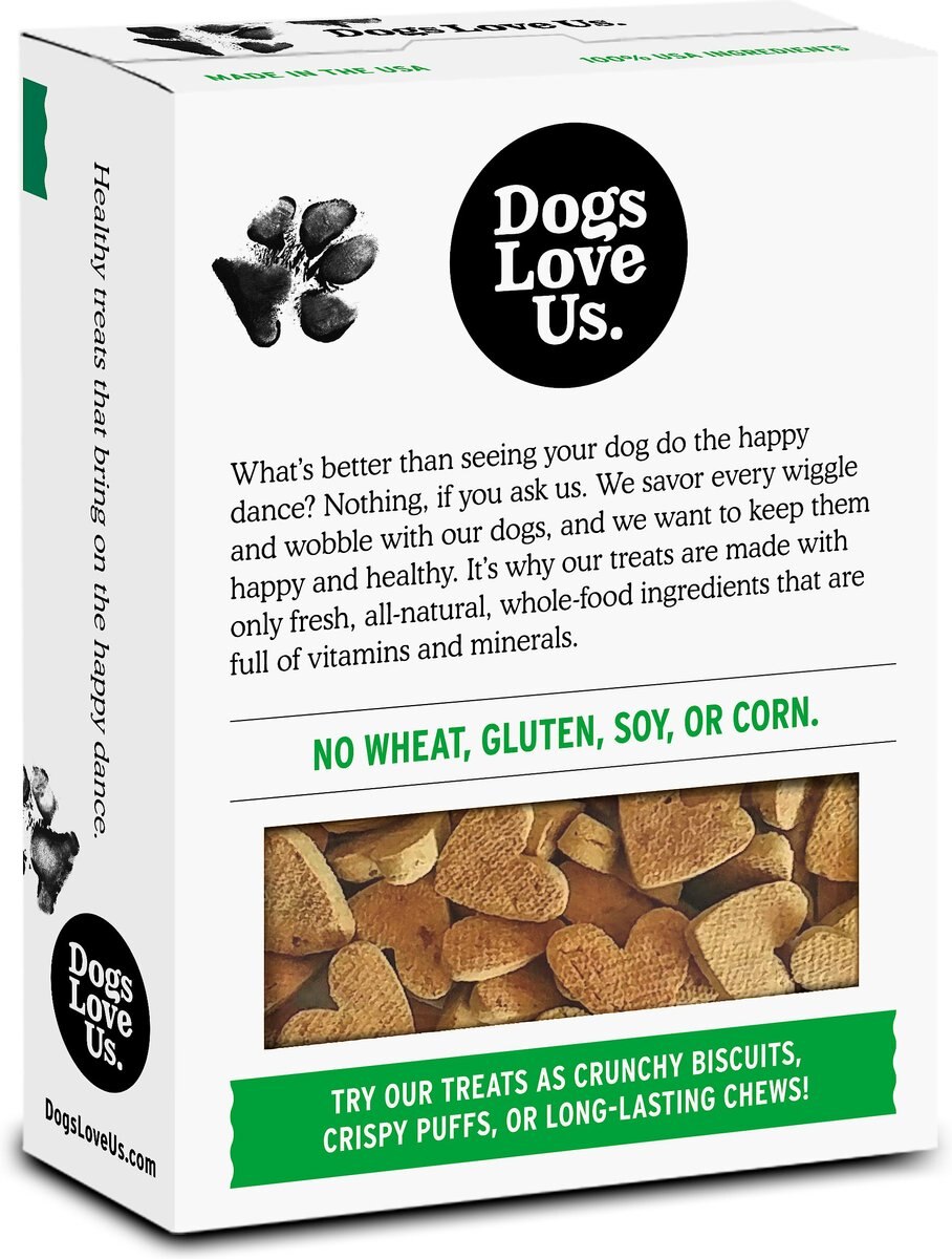 DOGS LOVE US Dogs Love Kale Peanutty Wheat & Gluten Free Dog Treats, 10