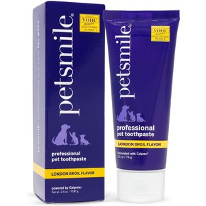 Petsmile Professional Natural London Broil Flavor Dog & Cat Toothpaste, 2.5-oz tube