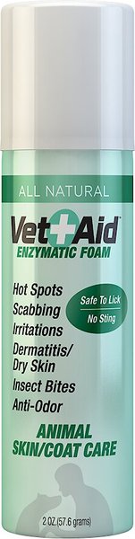 Vet Aid Enzymatic Foam for Dogs, Cats & Small Pets, 2-oz bottle slide 1 of 2