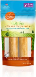 Canine Naturals Hide Free Chicken Recipe Roll Dog Chew, 2 count slide 1 of 9