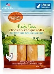 Canine Naturals Hide Free Chicken Recipe Medium Dog Treats, 2 count slide 1 of 9