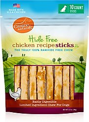 Canine Naturals Hide Free Chicken Recipe Stick Dog Chew, 10 count slide 1 of 9