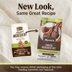 Merrick Limited Ingredient Diet Grain-Free Chicken-Free Real Lamb & Sweet Potato Recipe Dry Dog Food, 22-lb bag slide 2 of 8
