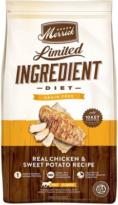 Merrick Limited Ingredient Diet Grain-Free Real Chicken & Sweet Potato Recipe Dry Dog Food, slide 1 of 1