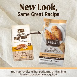 Merrick Limited Ingredient Diet Dry Dog Food Real Chicken & Brown Rice Recipe with Healthy Grains, 22-lb bag slide 2 of 9