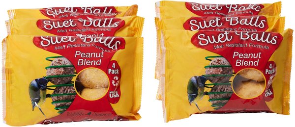 Wildlife Sciences Peanut Blend Suet Balls Wild Bird Food, 6 count slide 1 of 3
