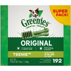 Greenies Teenie Dental Dog Treats, 192 count