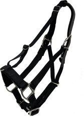 GG Equine Premium Breakaway Horse Halter, Black, Horse