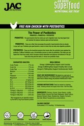 JAC Pet Nutrition Superfood Free Run Chicken Dehydrated Dog Treats, 8-oz bag slide 2 of 5
