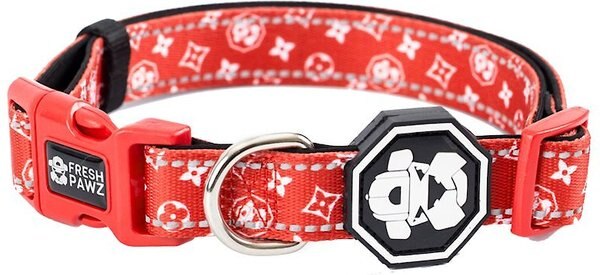 Fresh Pawz Adjustable Dog Collar, The Monogram Hype, Large slide 1 of 1