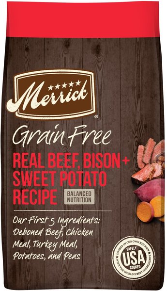 Merrick dog food 2025 not grain free