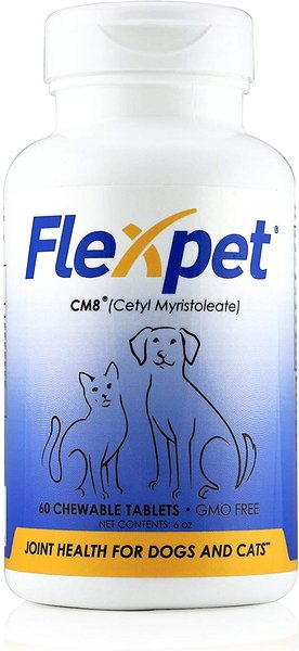 Flexpet CM8 Joint Health Dog & Cat Supplement, 60 count slide 1 of 4
