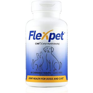 Flexpet CM8 Joint Health Dog & Cat Supplement, 60 count