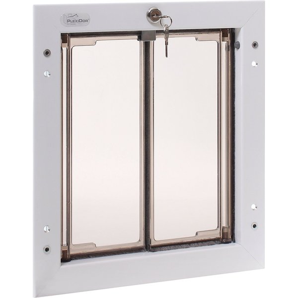PLEXIDOR PERFORMANCE PET DOORS Dog Door Installation, Bronze, Large