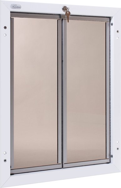 PlexiDor Performance Pet Doors Dog Door Installation, X-Large, White slide 1 of 9