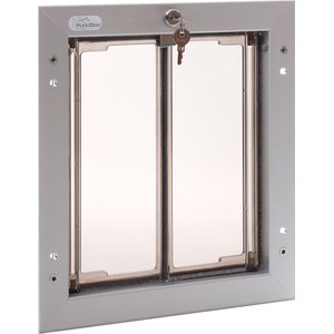 PlexiDor Performance Pet Doors Dog Door Installation, Silver, Medium