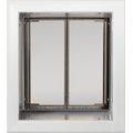 PlexiDor Performance Pet Doors Dog Door Wall Installation, White, Medium