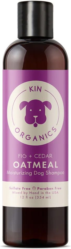kin+kind Kin Organics Fig & Cedar Oatmeal Dog Shampoo