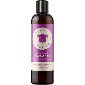 kin+kind Kin Organics Fig & Cedar Oatmeal Dog Shampoo, 12-oz bottle