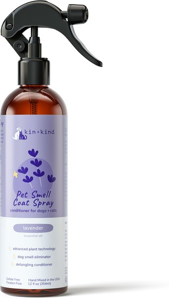 kin+kind Natural Lavender Dog & Cat Odor Neutralizer Spray, 12-oz bottle slide 1 of 3